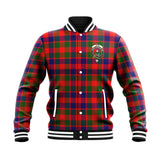 Clan Gow of Skeoch Crest Tartan Baseball Jacket JM672