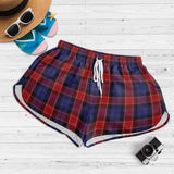 Clan Graham of Menteith Red Tartan Womens Shorts NW843