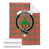 Clan Grant Ancient Crest Tartan Blanket UC325