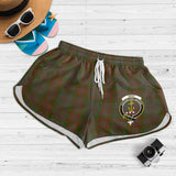 Clan Gray Crest Tartan Womens Shorts NW1846