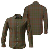 Clan Gray Tartan Long Sleeve Shirt P868