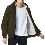 Clan Gray Tartan Sherpa Hoodie - Classic Style CS 822