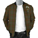 Clan Gray Crest Tartan Bomber Jacket ZJ328