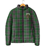 Clan Gray Hunting Crest Tartan Padded Jacket RF327