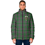 Clan Gray Hunting Crest Tartan Padded Jacket RF327