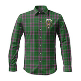 Clan Gray Hunting Crest Tartan Long Sleeve Shirt PC658