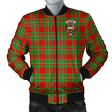 Clan Grierson Crest Tartan Bomber Jacket ZJ329