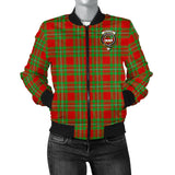 Clan Grierson Crest Tartan Bomber Jacket ZJ329