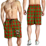 Clan Grierson Crest Tartan Mens Shorts NS654