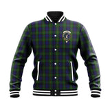 Clan Gunn Crest Tartan Baseball Jacket JM649