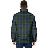 Clan Gunn Crest Tartan Padded Jacket RF333