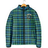 Clan Gunn Ancient Crest Tartan Padded Jacket RF330