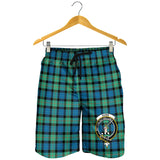 Clan Gunn Ancient Crest Tartan Mens Shorts NS653