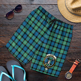 Clan Gunn Ancient Crest Tartan Mens Shorts NS653