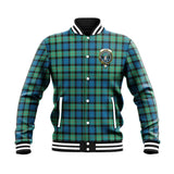 Clan Gunn Ancient Crest Tartan Baseball Jacket JM653