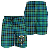 Clan Gunn Ancient Crest Tartan Mens Shorts NS653