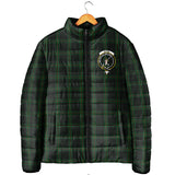 Clan Gunn Logan Crest Tartan Padded Jacket RF331