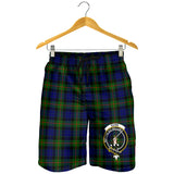 Clan Gunn Modern Crest Tartan Mens Shorts NS651