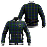 Clan Gunn Modern Crest Tartan Baseball Jacket JM651