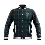 Clan Gunn Modern Crest Tartan Baseball Jacket JM651