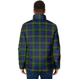 Clan Gunn Modern Crest Tartan Padded Jacket RF332