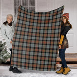 Clan Gunn Weathered Tartan Blanket U387