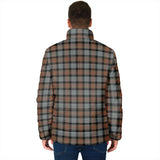 Clan Gunn Weathered Crest Tartan Padded Jacket RF334