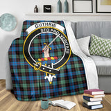 Clan Guthrie Ancient Crest Tartan Blanket UC337