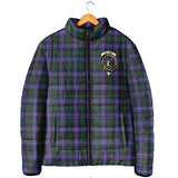 Clan Guthrie Modern Crest Tartan Padded Jacket RF336