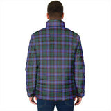 Clan Guthrie Modern Crest Tartan Padded Jacket RF336