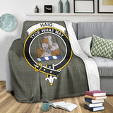 Clan Haig Crest Tartan Blanket UC340