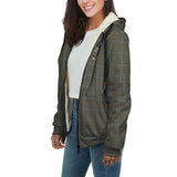 Clan Haig Crest Tartan Sherpa Hoodie CT646