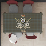 Clan Haig Tartan Tablecloth Golden Sword of Courageous Legacy BG342