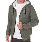 Clan Haig Crest Tartan Sherpa Hoodie CT646