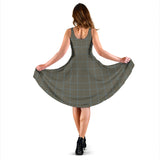 Clan Haig Tartan Sleeveless Midi Womens Dress VS825