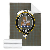 Clan Haig Crest Tartan Blanket UC340