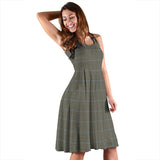 Clan Haig Tartan Sleeveless Midi Womens Dress VS825