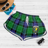 Clan Haldane Crest Tartan Womens Shorts NW1835