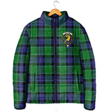 Clan Haldane Crest Tartan Padded Jacket RF339