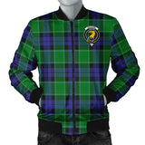 Clan Haldane Crest Tartan Bomber Jacket ZJ339