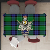 Clan Haldane Tartan Tablecloth Golden Sword of Courageous Legacy BG343