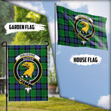 Clan Haldane Crest Tartan Flag CF339