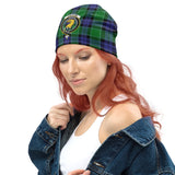 Clan Haldane Crest Tartan Beanies Hat LC339