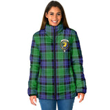 Clan Haldane Crest Tartan Padded Jacket RF339