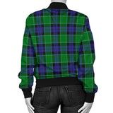 Clan Haldane Crest Tartan Bomber Jacket ZJ339