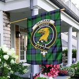 Clan Haldane Crest Tartan Flag CF339