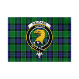 Clan Haldane Crest Tartan Flag CF339