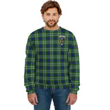 Clan Haliburton Crest Tartan Sweatshirt HC643