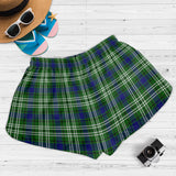 Clan Haliburton Crest Tartan Womens Shorts NW1834