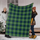 Clan Haliburton Tartan Blanket U394